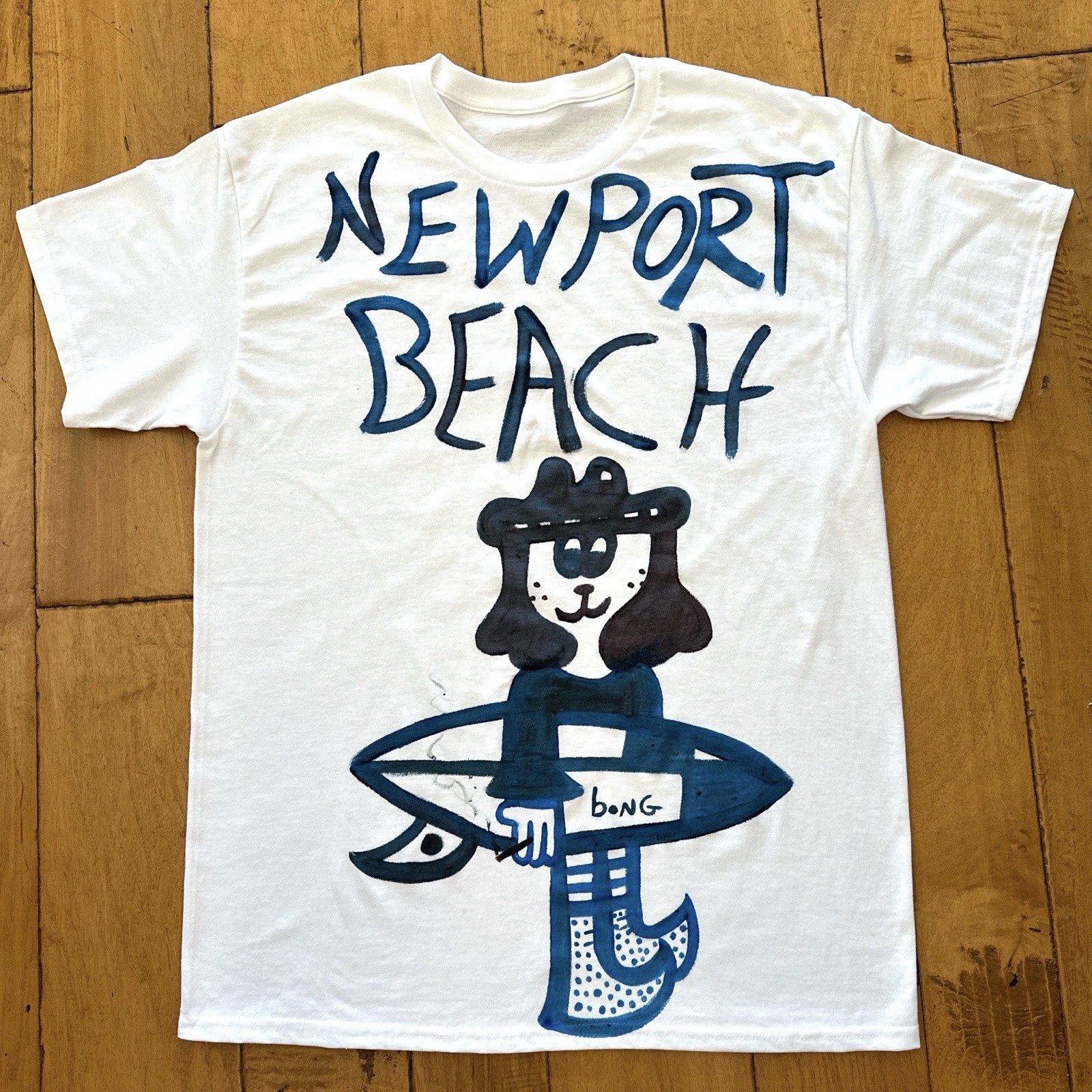 Rare Japan Surf Skater Brand T-Shirt Streetwear Surf Punk Newport Beach 420 gallery
