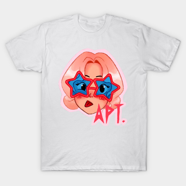 Rosé Bruno Mars APT T-Shirt Apt Rose Graphic Tee Kpop Pop Music Merch Shirt gallery