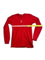 VTG Apple IPOD TOUCH Employee Red TShirt Sz Small A TOUCHING GIFT Long Sleeve