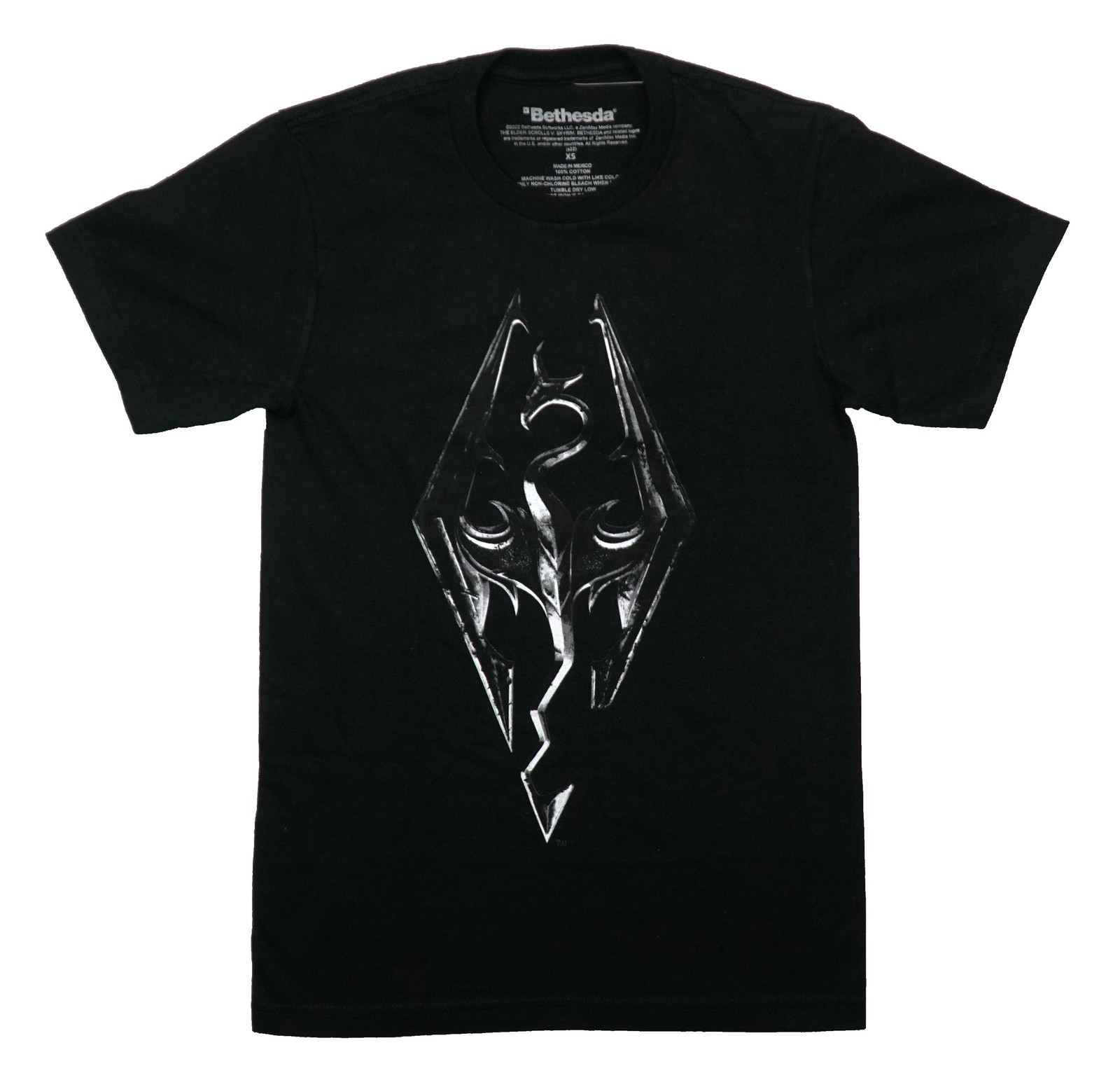 Skyrim Symbol New Adult T-Shirt – Skyrim Symbol Bethesda
