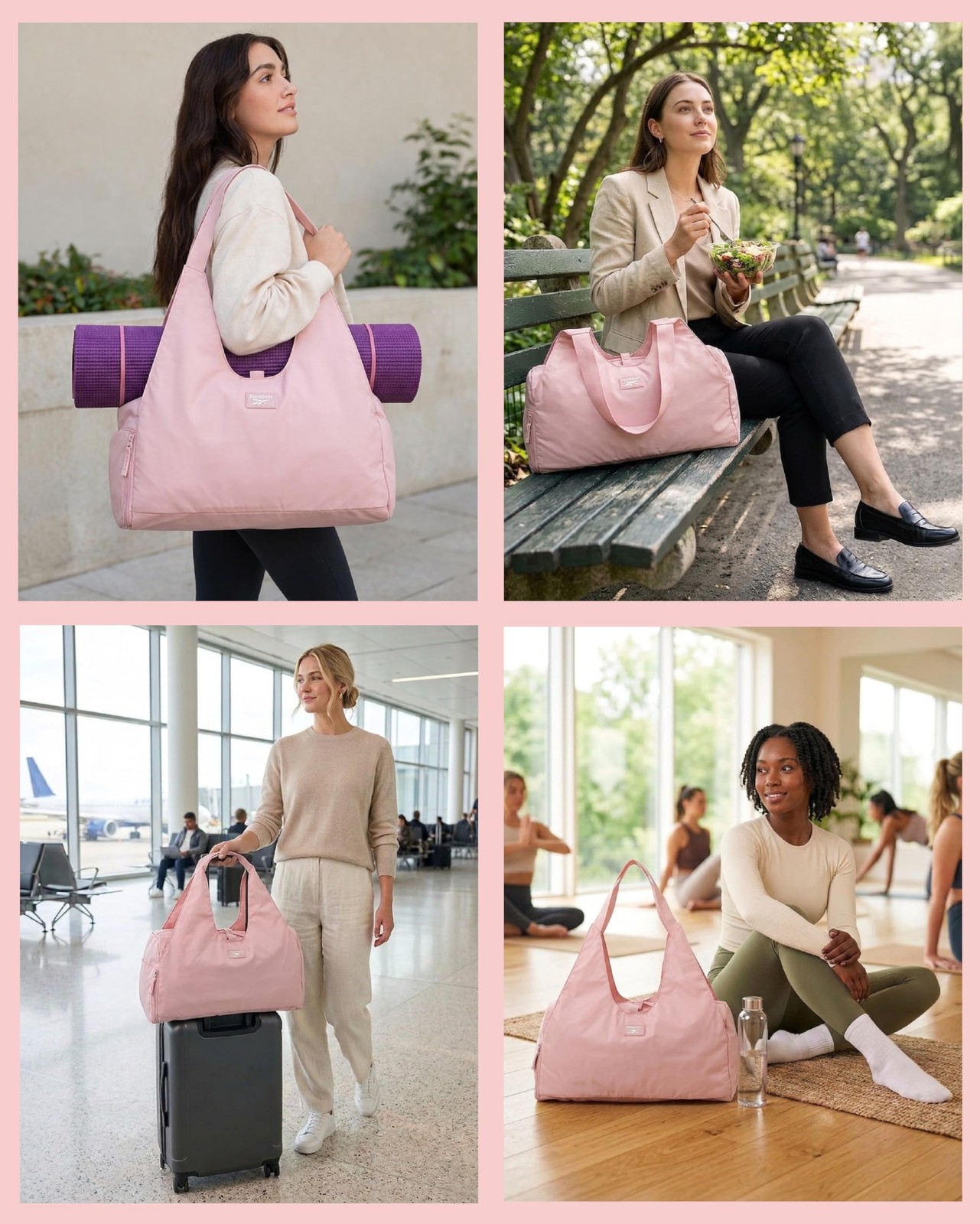 Womens Tote Bag - Lightweight Stylish Carry On Compact Duffel Tote Bag for Wo... gallery