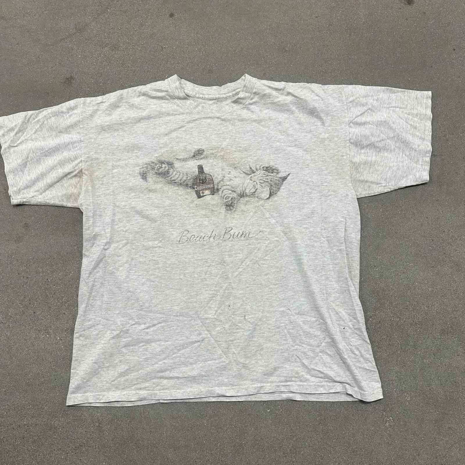 Vintage single-stitch “Beach Bum” Coppertone tee