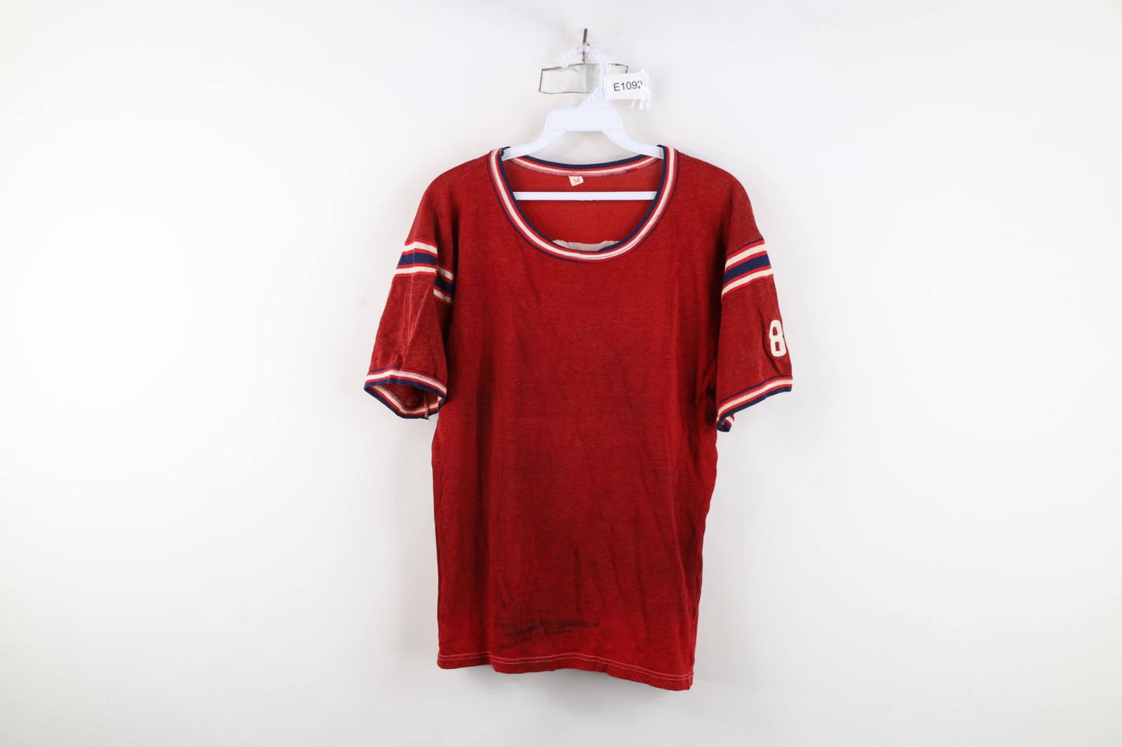 Vintage 40s 50s Mens Medium Chain Stitch Salem Rayon Durene Jersey T-Shirt USA gallery