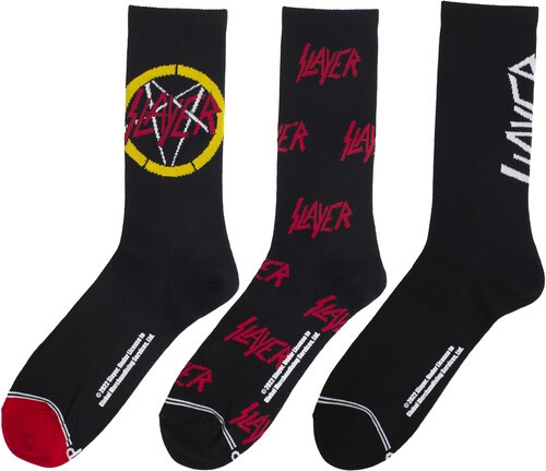 Slayer - Perri's - Slayer - Volume - Crew Socks (3 Pack) [New ] Socks, 3 Pack gallery