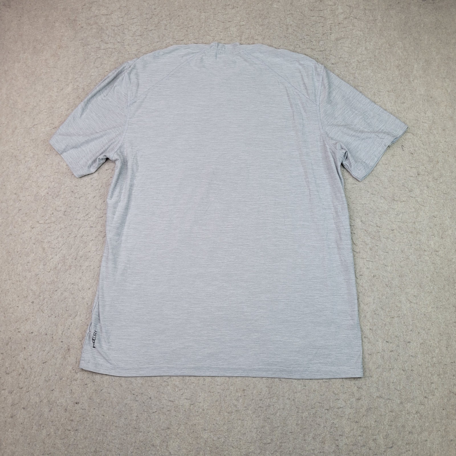 Eddie Bauer Motion T-Shirt Mens L Gray Short Sleeve Free Dry Crew Neck Active gallery