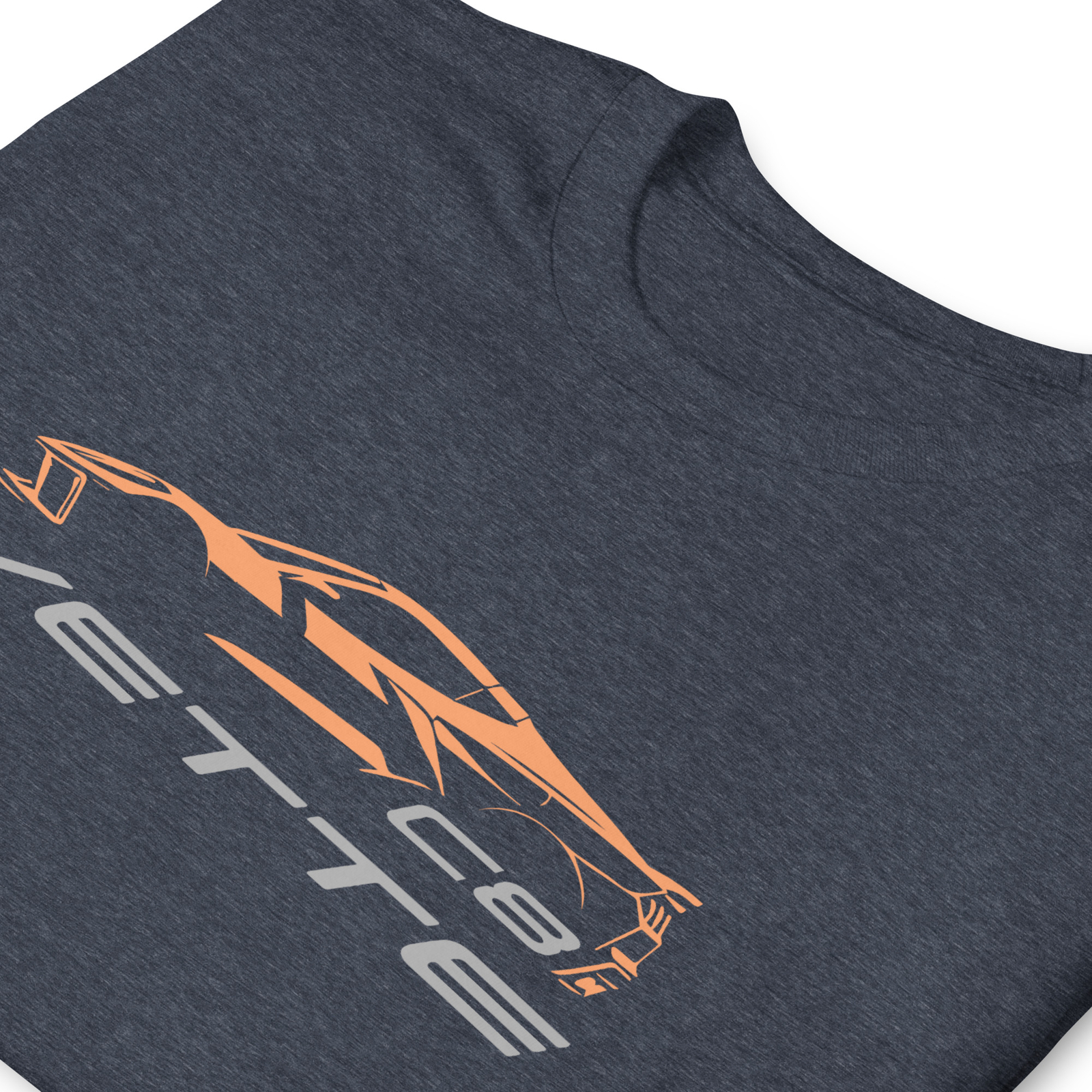 Softstyle T-Shirt For Chevrolet Corvette C8 Orange 2024 Car Fans Birthday Gift gallery