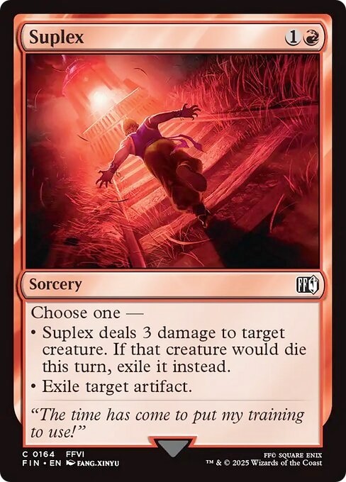 SUPLEX x4 mtg NM-M Final Fantasy 4 Common