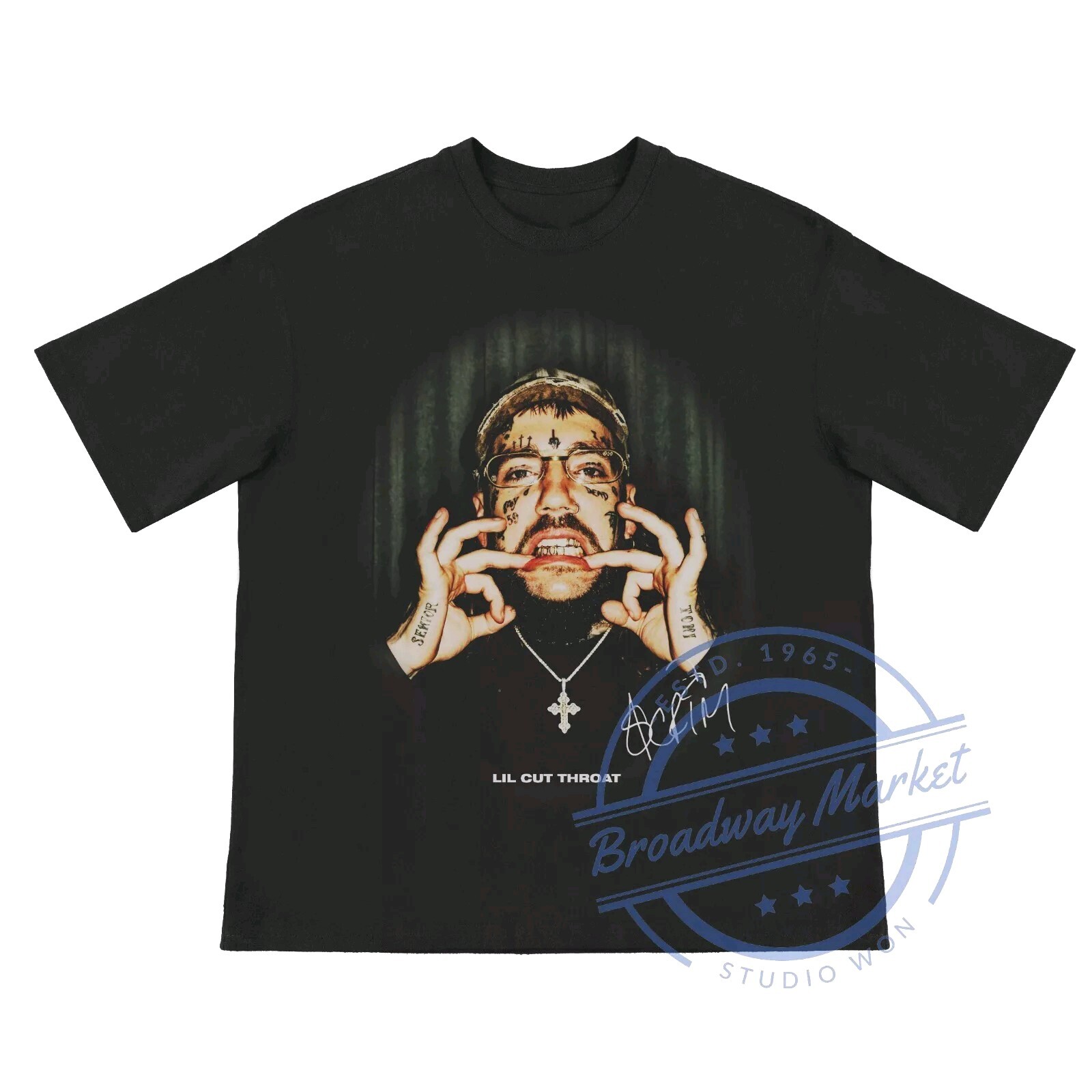 $uicideboy$ Scrim Grey Day Tour Merch T-Shirt Heavyweight Oversized Te