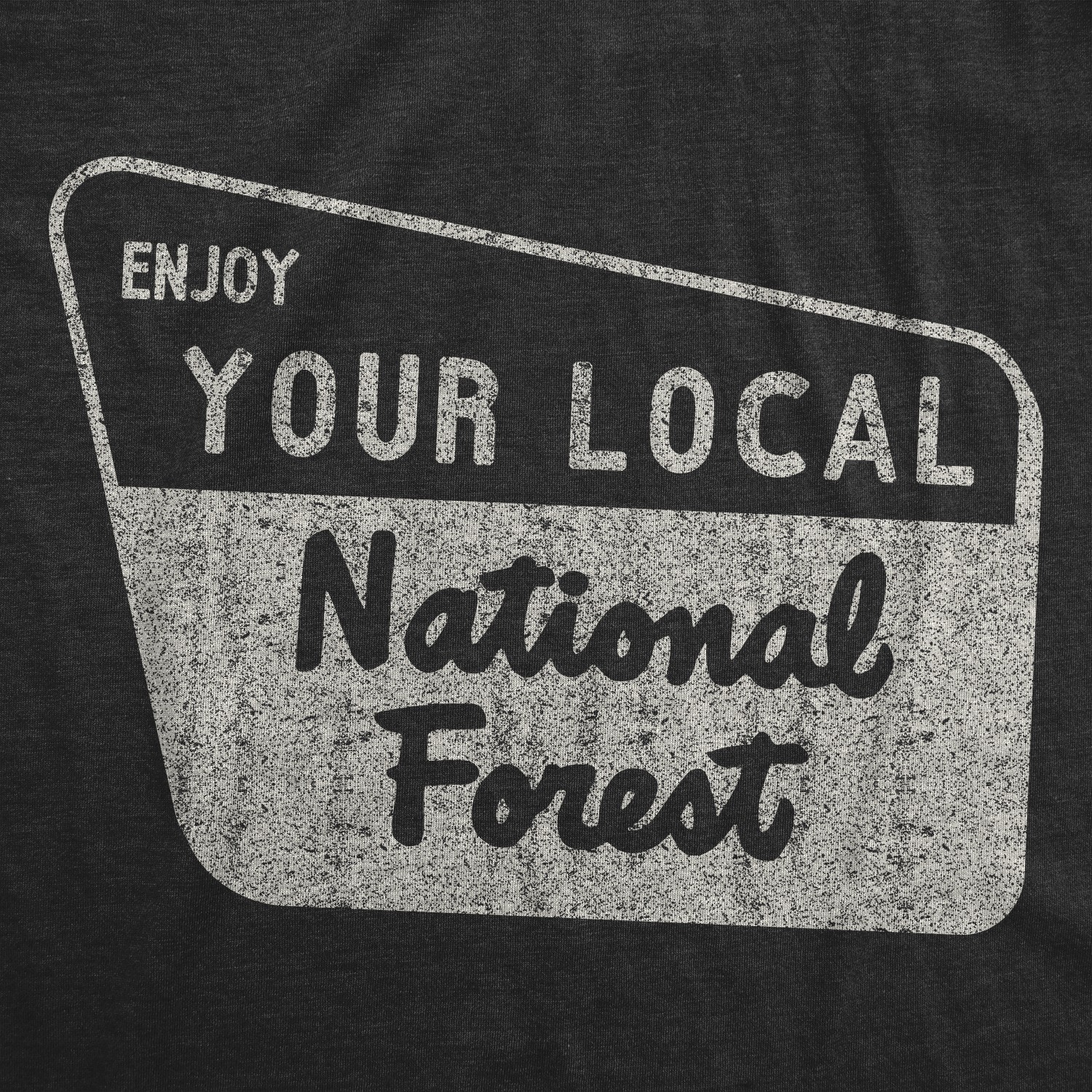 Mens Enjoy Your National Forest Funny Outdoor Vintage Camping Mountains T shirt gallery