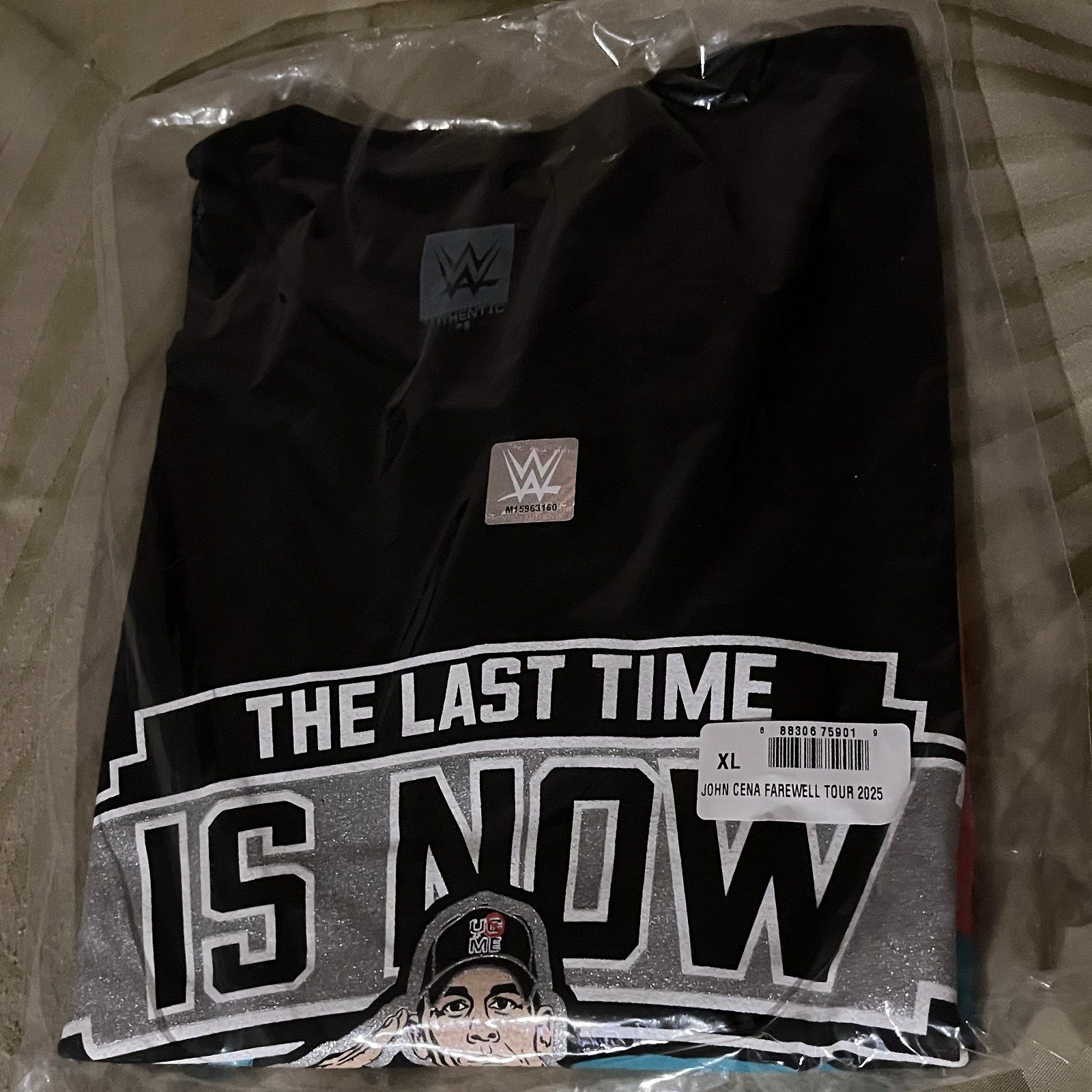 WWE Authentic John Cena San Antonio Spurs Shirt Farewell Tour Last Time is Now gallery