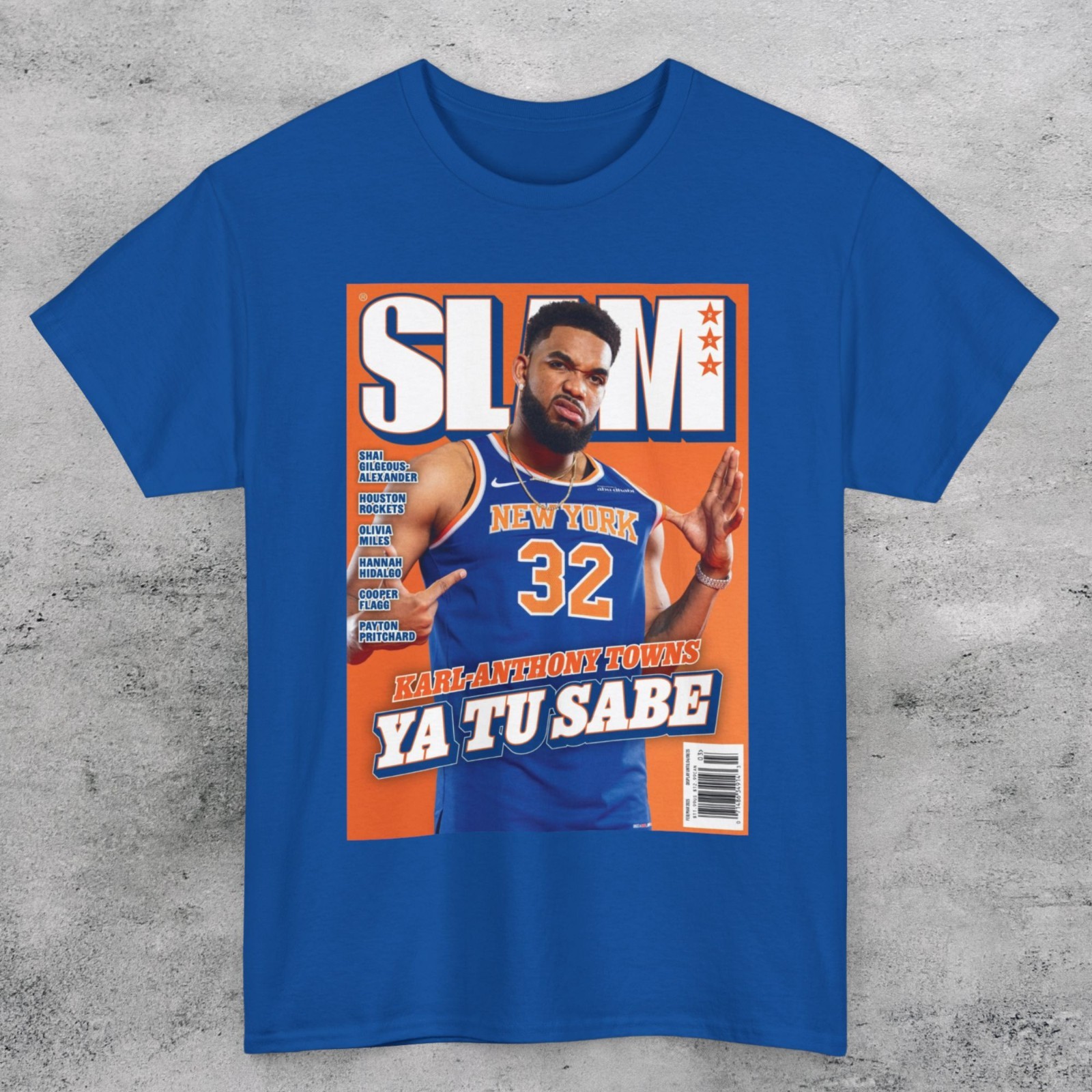 KARL ANTHONY TOWNS Knicks Slam Cover Unisex T Shirt gallery