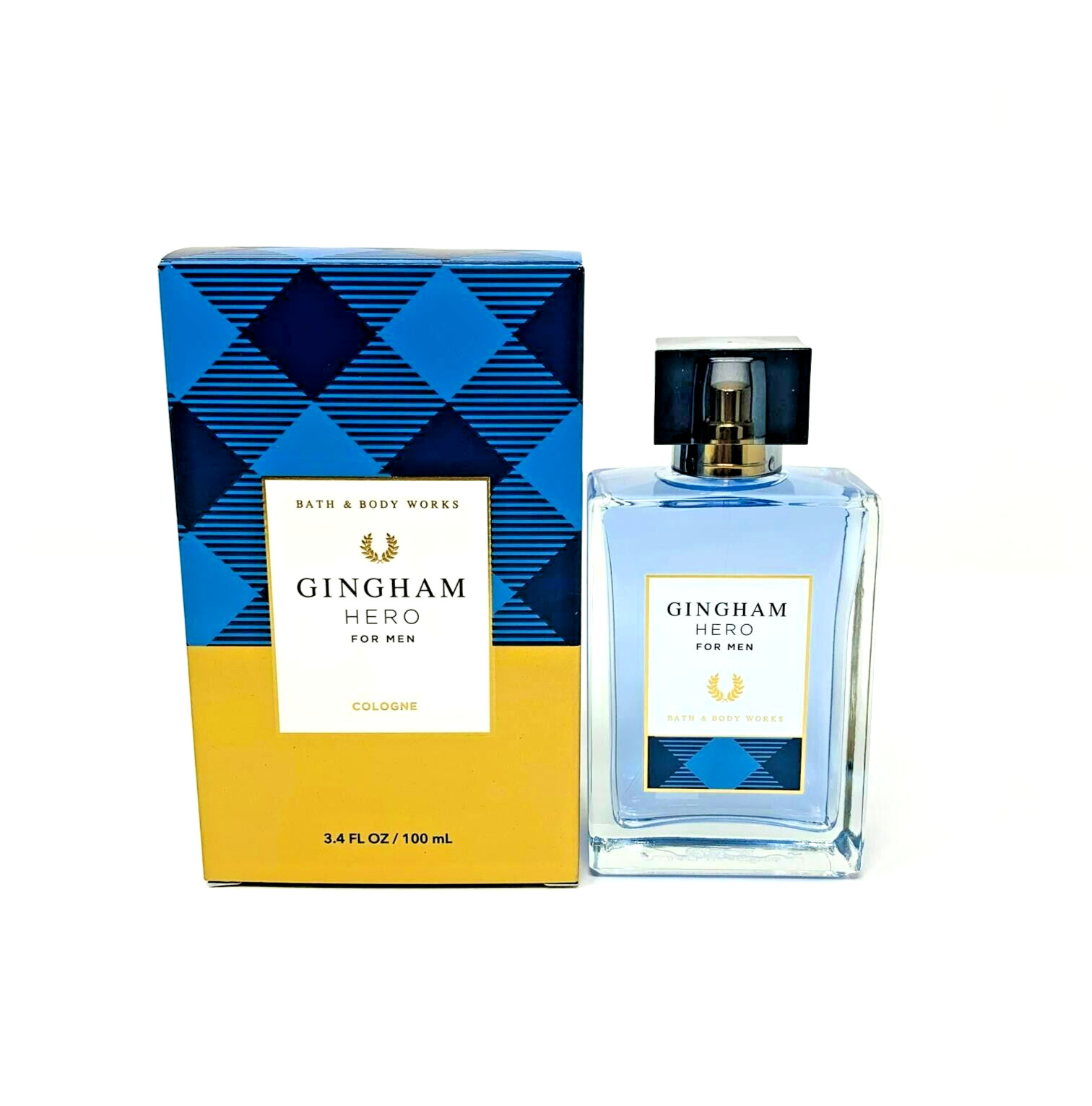 BATH & BODY WORKS GINGHAM HERO MEN’S COLOGNE- 3.4 OZ- NEW WITHBOX- FREE SHIPPING