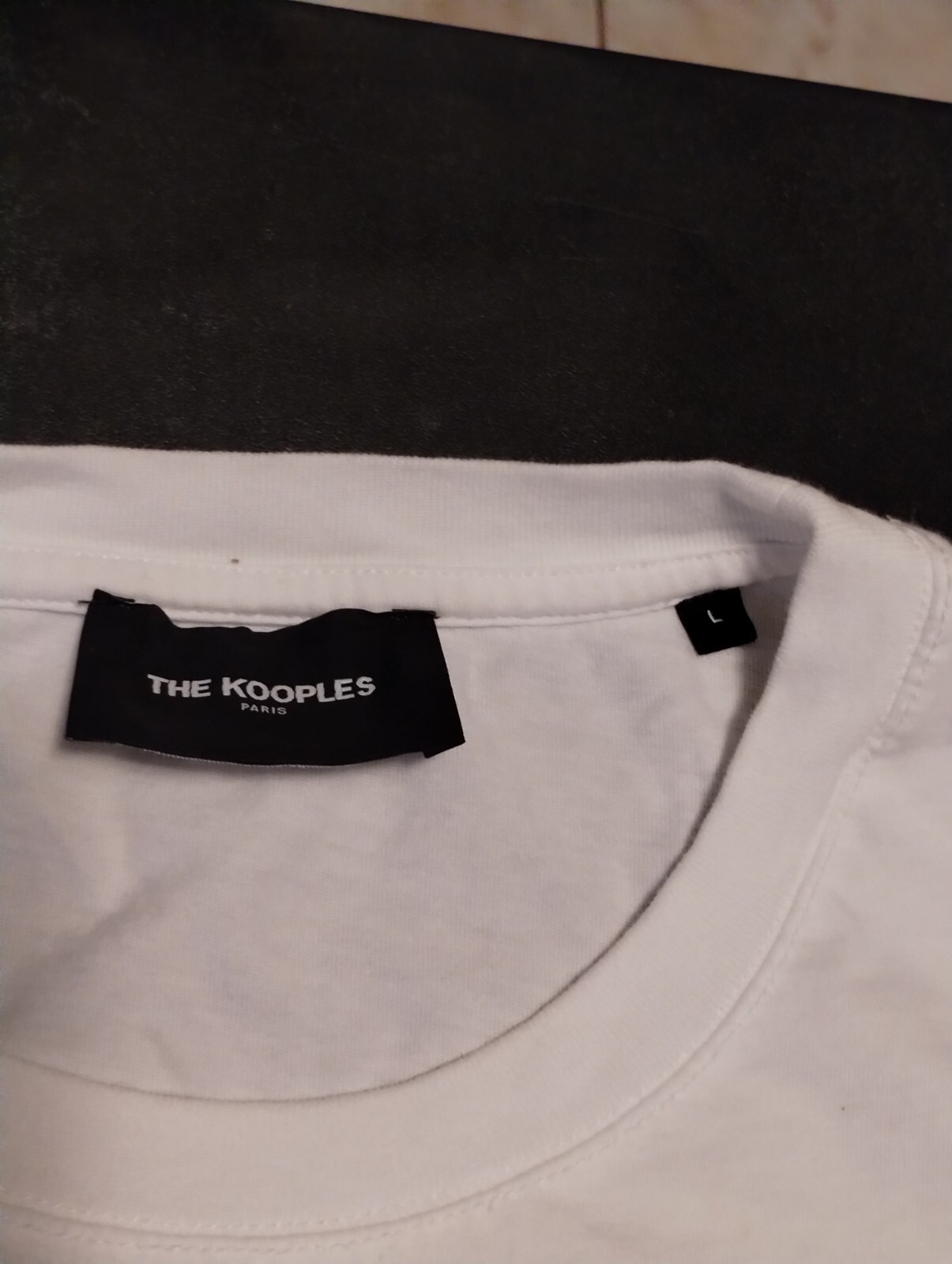 THE KOOPLES HAPPY MONSTER COTTON WHITE JERSEY T SHIRT IN WHi01 Mens Large gallery