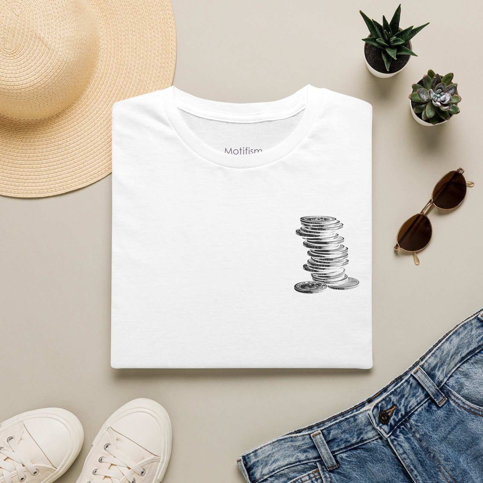 Unisex Coin Billionaires TShirt | Minimal Money Illustration, Y2K Streetwear Tee gallery