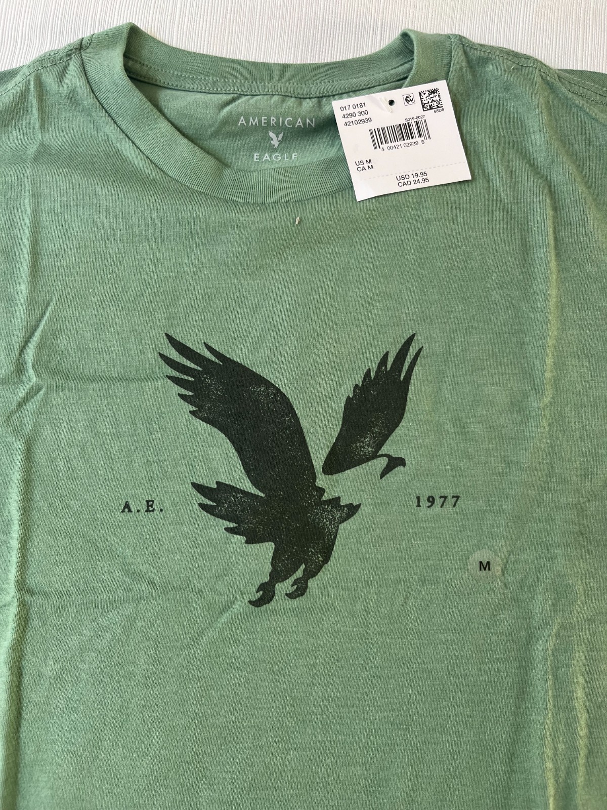 American Eagle Outfitters Men's Super Soft Graphic T-Shirt Size M Cotton Blend gallery