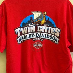 Rare Usa Made Harley Davidson Germany Limited T-Shirt L Ink Black Double Sided 2