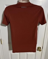 NOBULL Men’s Horns Short Sleeve Performance Training T-Shirt Brown Size S – NWT