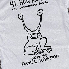 Daniel Johnston ‘Hi, How Are You?’ Aged T-Shirt White M