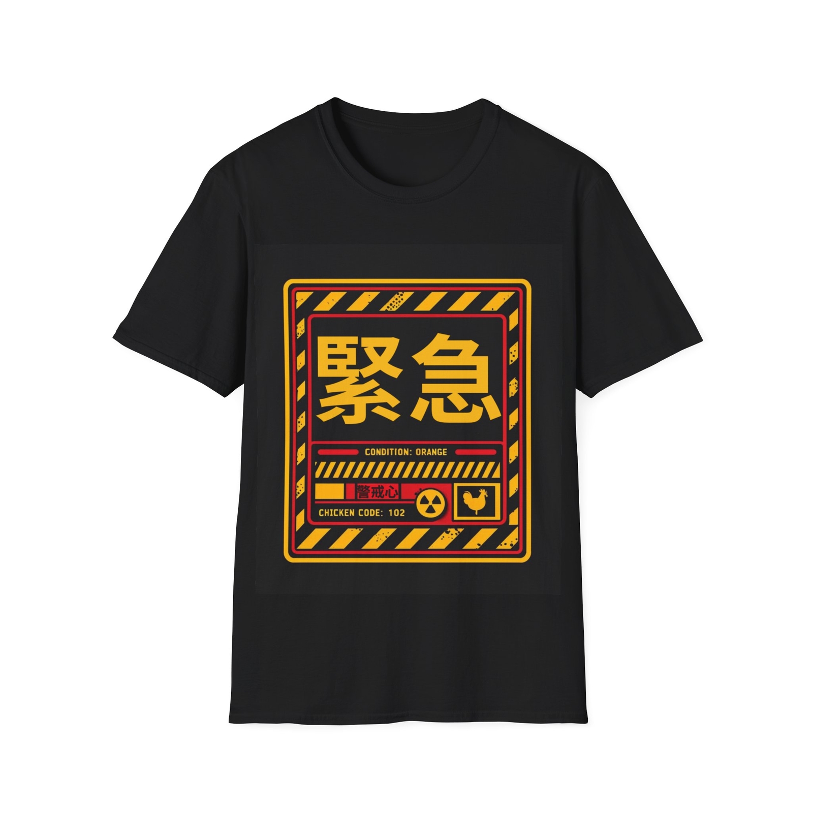 Orange Chicken Lover T-Shirt - Gildan Softstyle Cotton Graphic Tee - Retro/Anime gallery