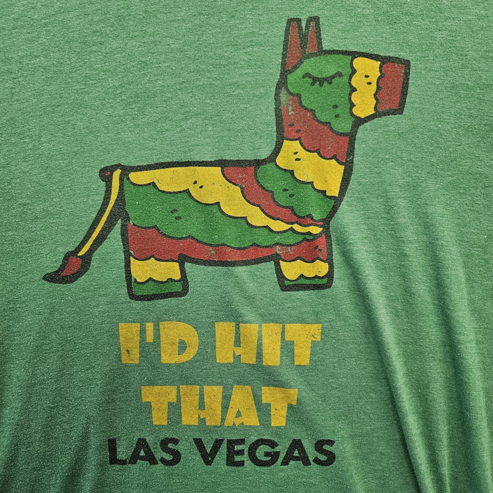 Funny T Shirt Men XL Las Vegas I'd Hit That Pinata Llama Alpaca Mexican District gallery