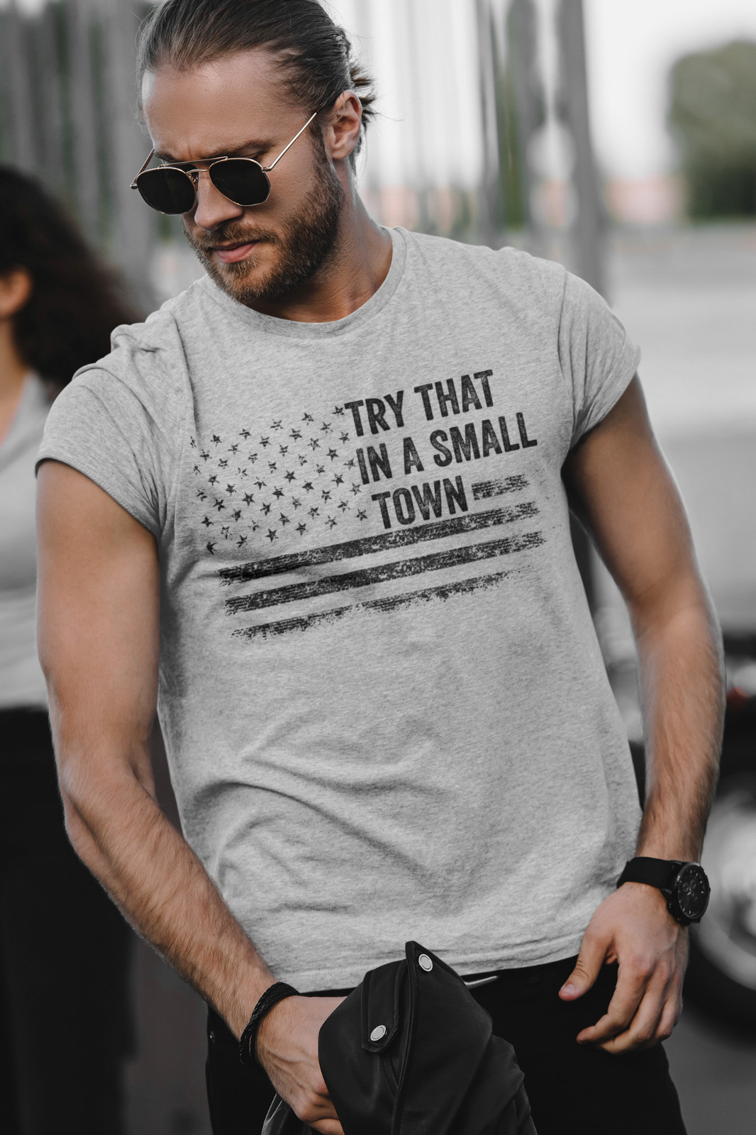 Try That In A Small Town Country Music Political T shirts Patriotic Shirts gallery