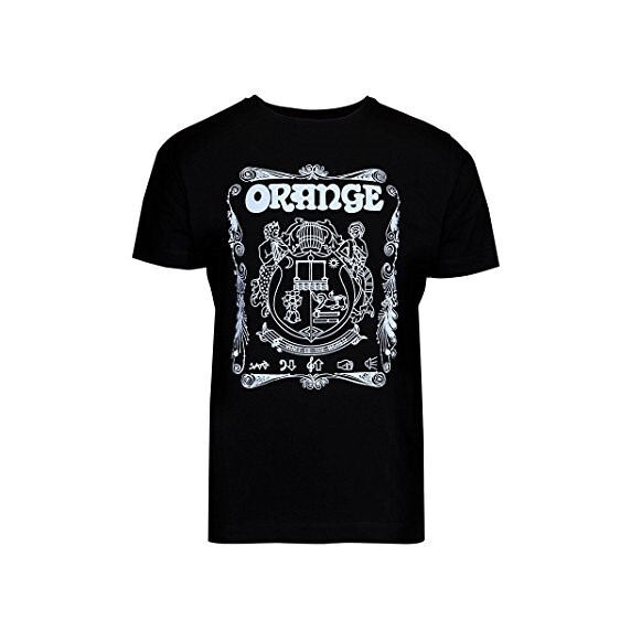 NEW - Orange Amplifiers Whiskey Crest T-Shirt - Black, CHOOSE YOUR SIZE! gallery
