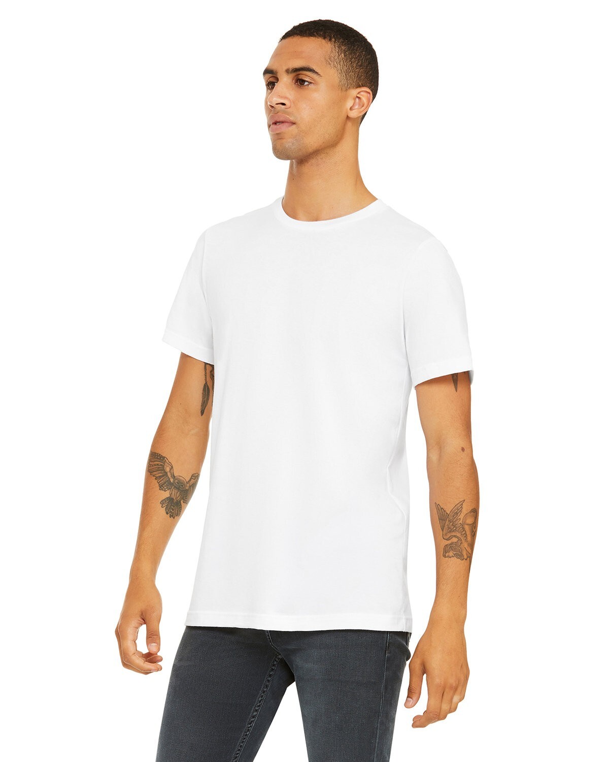 Bella + Canvas 3001C 2XL White Cotton Jersey Tee Unisex Tshirt gallery