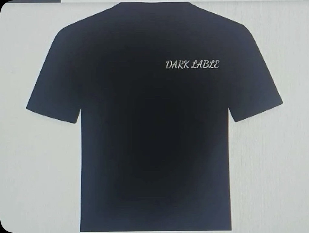 Men's Black Religious Graphic Print Crew Neck Short Sleeve T-Shirt Size L gallery