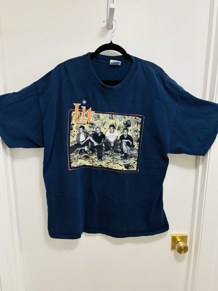LIT Band 2001 Invading Your Space Tour OG XL VTG RARE Atomic My Own Worst Enemy