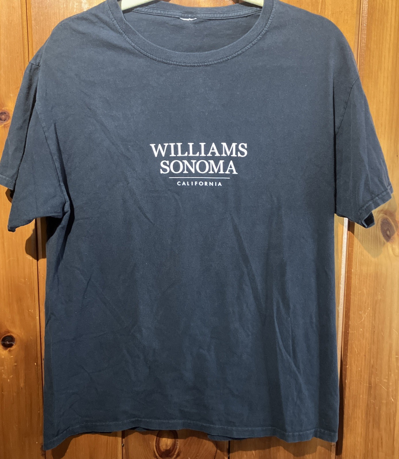Vintage Y2K Williams Sonoma California Black T Shirt Large