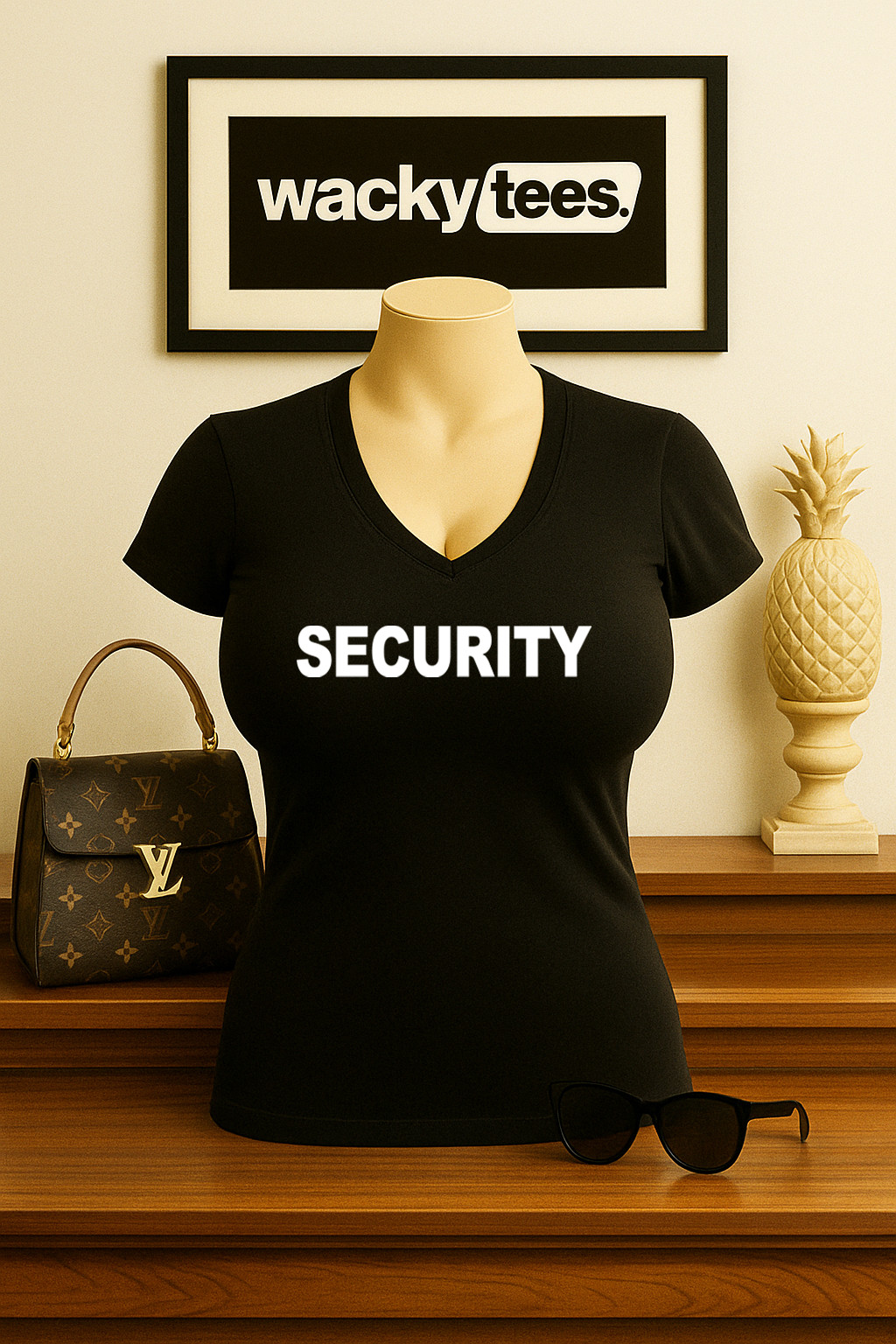 Security Event Staff Uniform Bouncer Bodyguard Style Graphic Tee Shirt gallery
