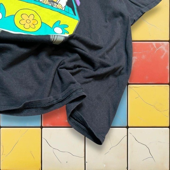 VTG Y2K 2000S Scooby-Doo Cartoon Network T Shirt Mystery Machine Black Men XL gallery