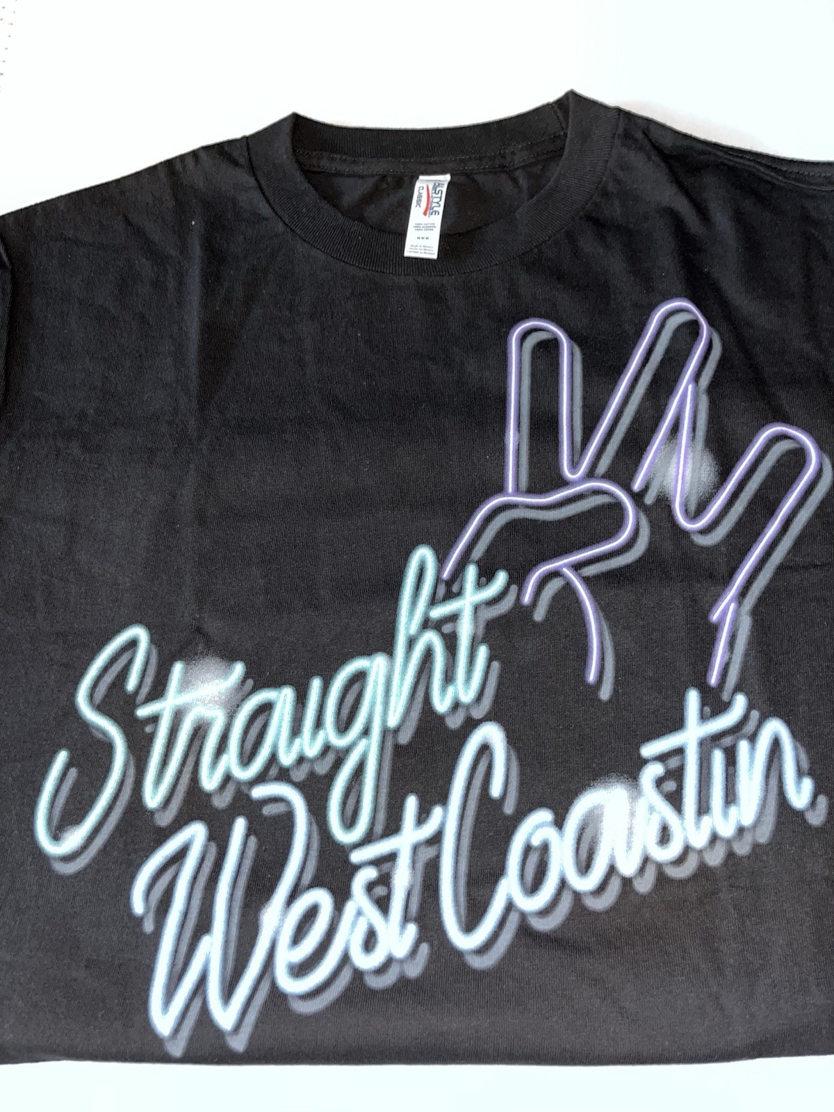 Famous Stars And Straps West Coast Sample Shirt Medium NEW Blink 182 gallery