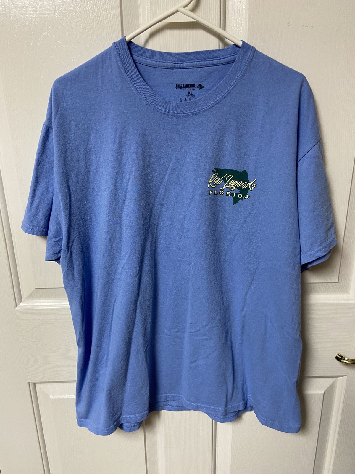 Reel Legends Florida T-Shirt Mens Adult Extra Large Blue Fish Fisherman gallery
