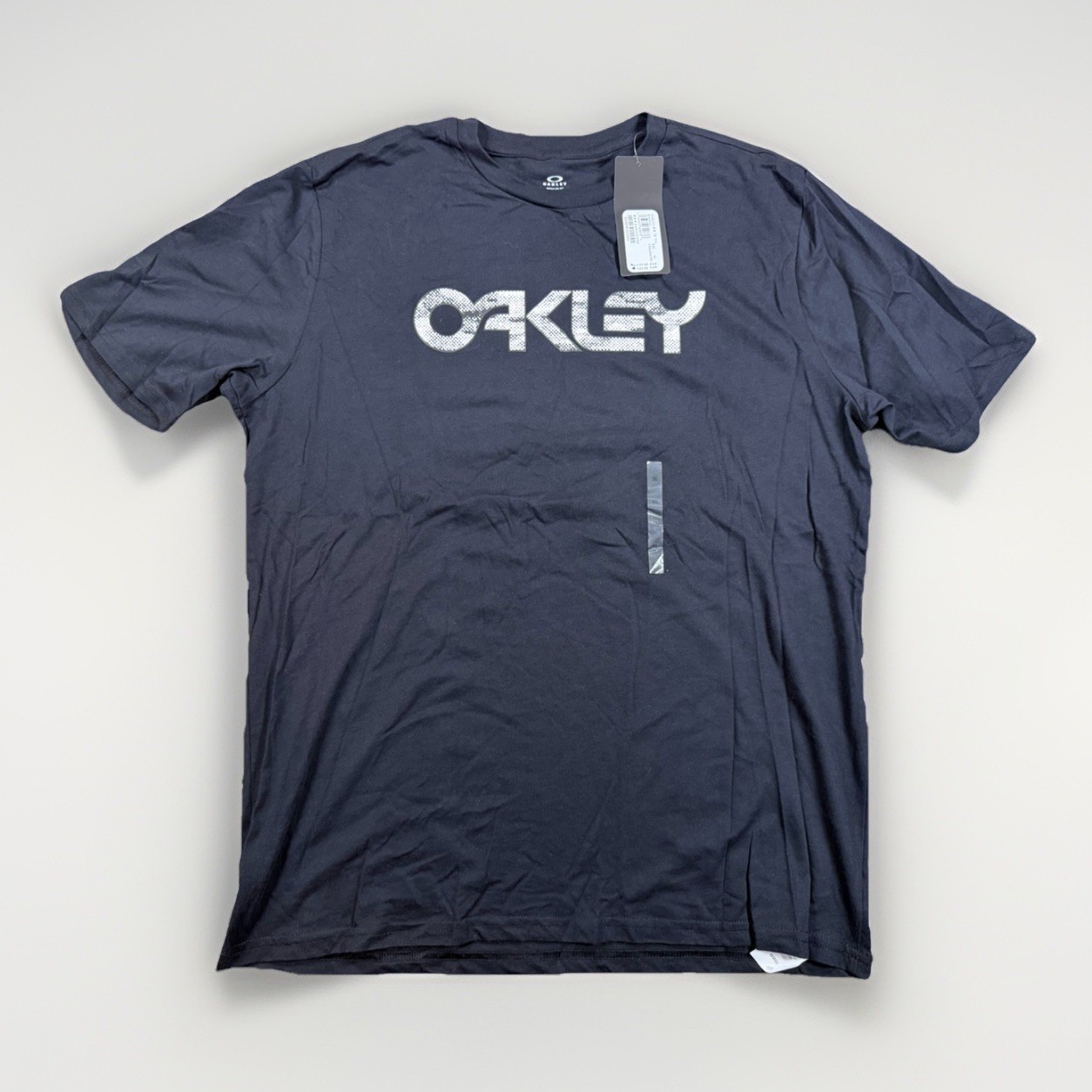 Oakley B1B Logo Navy Black Size Large T-Shirt Blackout NWT
