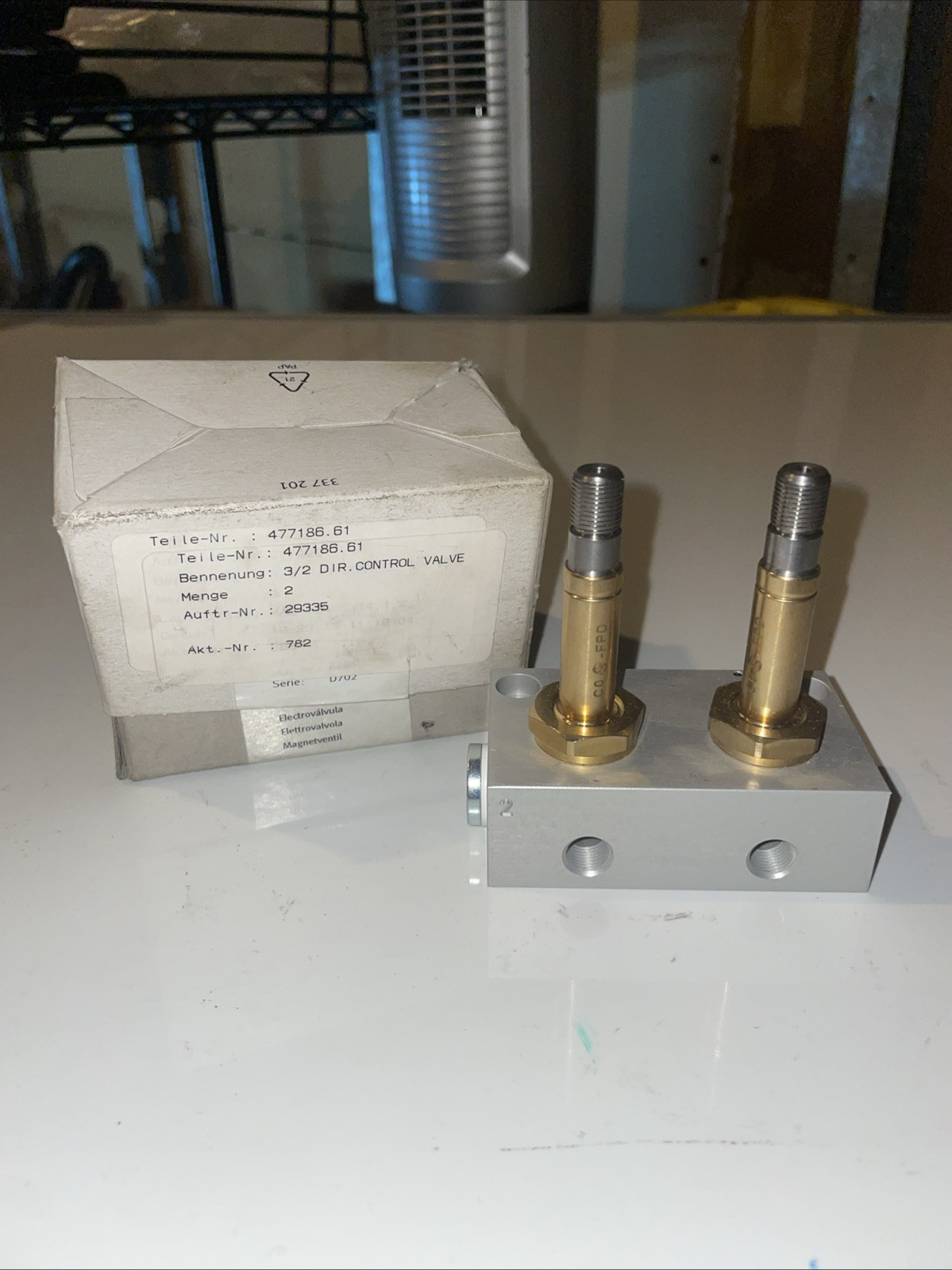Festo BMCH Solenoid Valve Model 6686 – New 1/8” Port Size #A6-40