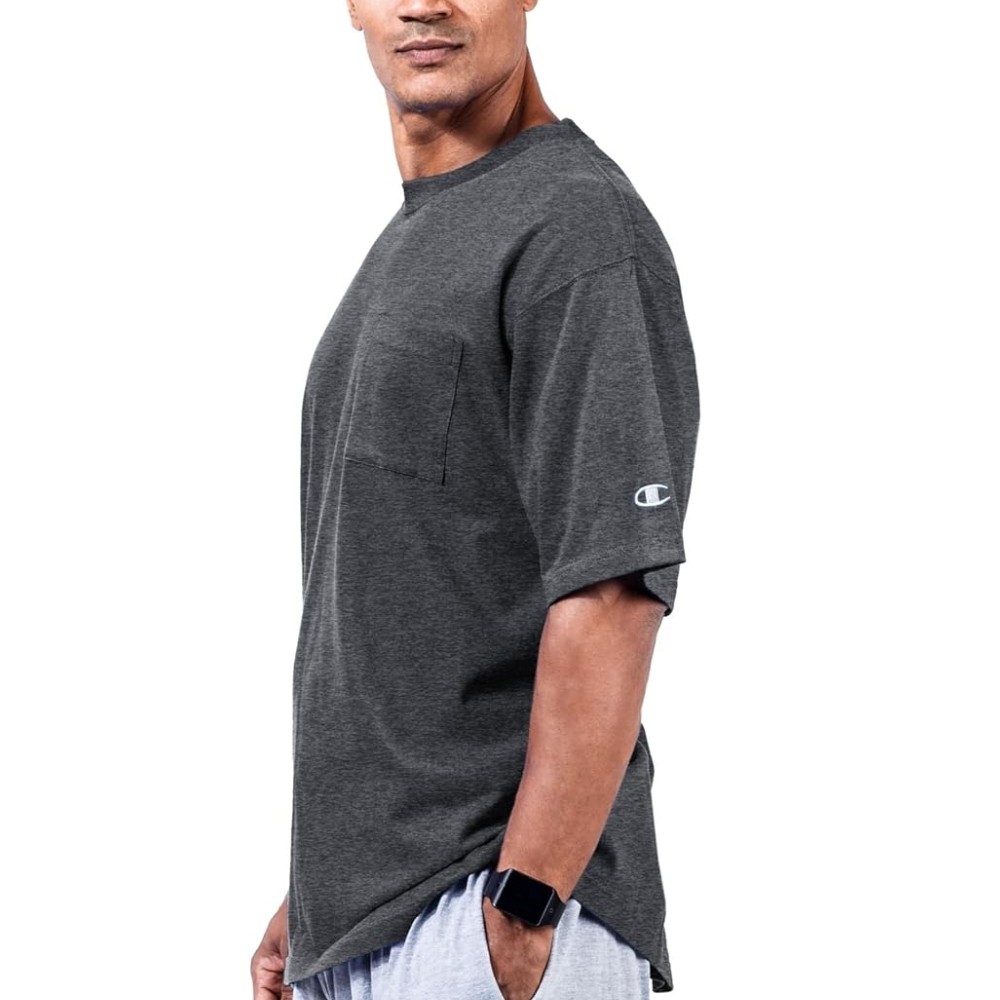 Champion Big & Tall Men's Jersey Pocket T-Shirt, Sizes LT - 6XL, Color Options gallery