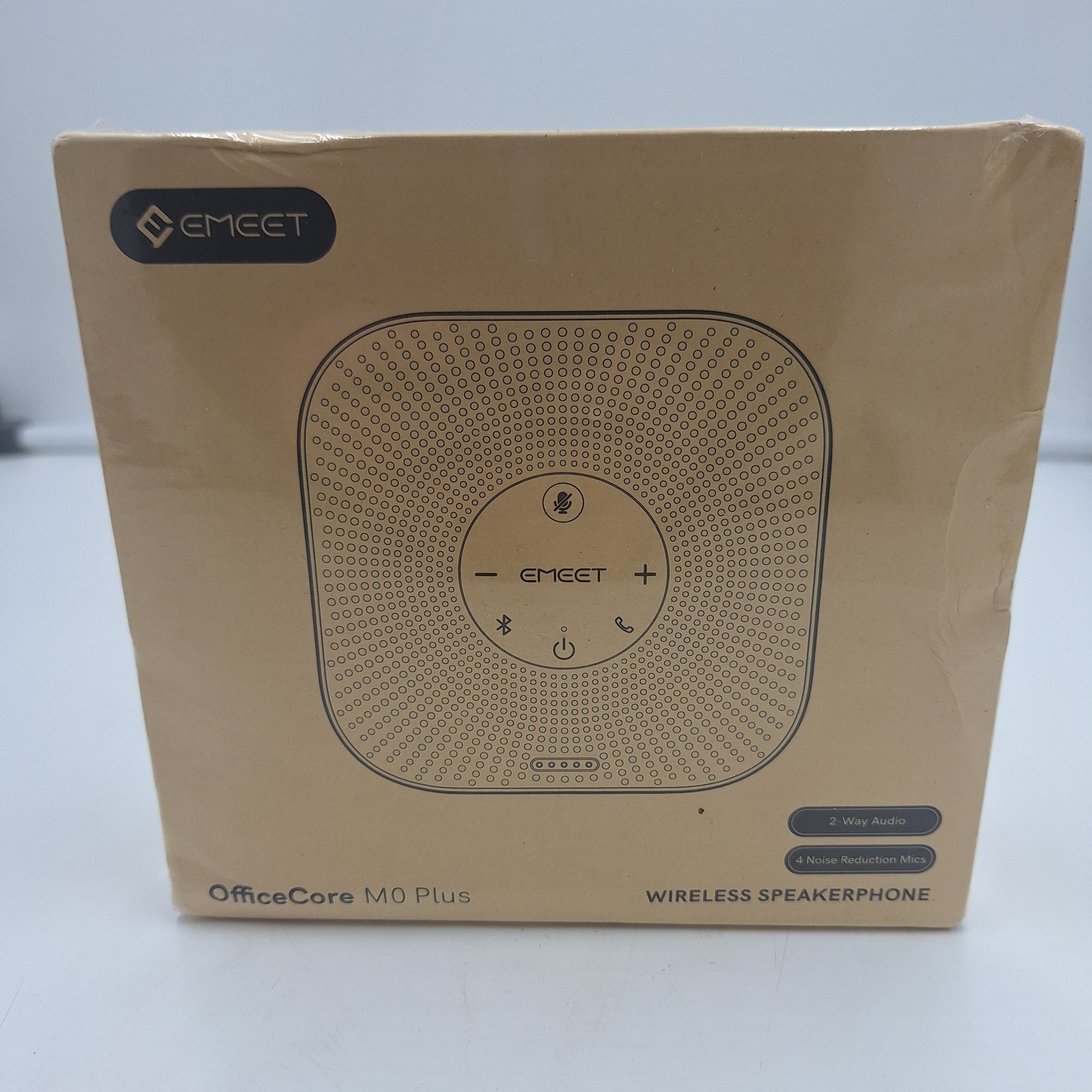 EMEET M0 Plus Conference Speakerphone with 4 AI Mics and 360° Voice Pickup
