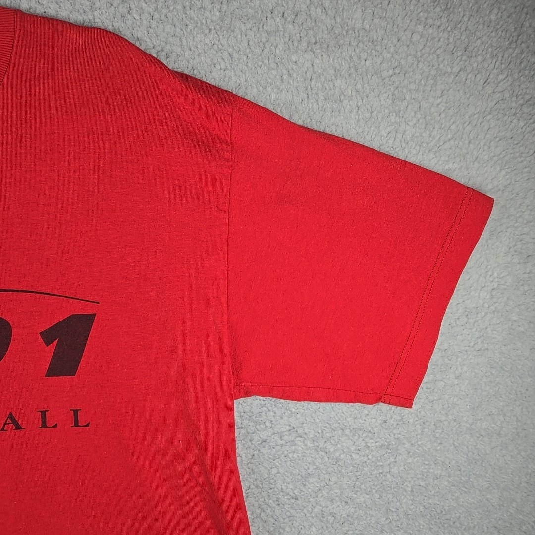 Vtg AND1 Fundamentals T Shirt Mens L Red Made In USA Basketball gallery