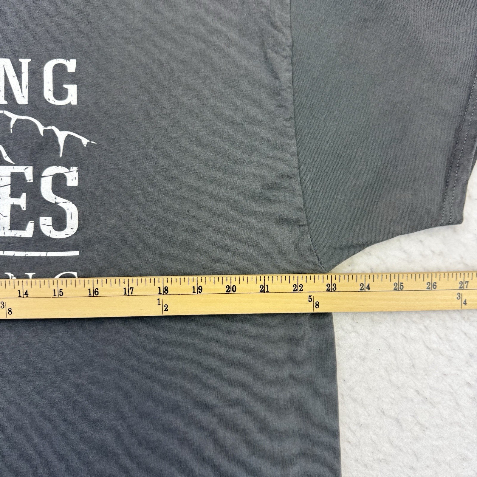 Wyoming Shirt Mens XL Gray Hunting With Heroes Short Sleeve Cotton Outdoors gallery