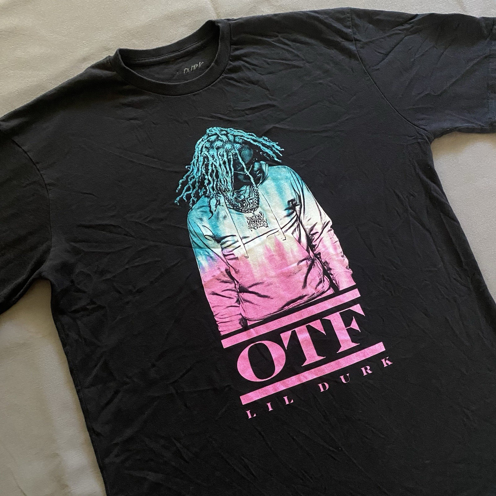 Lil Durk OTF Official Merchandise T Shirt Mens XL Black Music Hip Hop Rap gallery