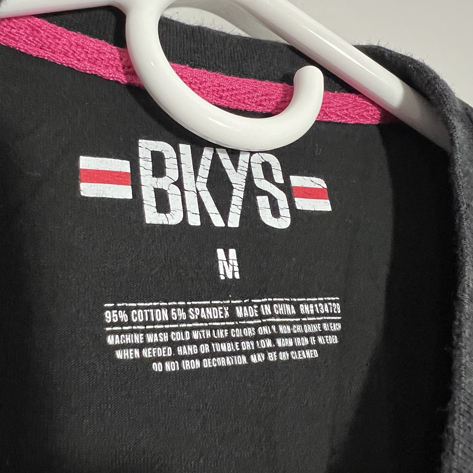 BKYS Abstract Thoughts Black Multi Color Short Sleeve T-Shirt Mens Medium gallery