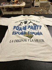 90s Corona Disco Beach Acapulco White Tee Shirt Sz M