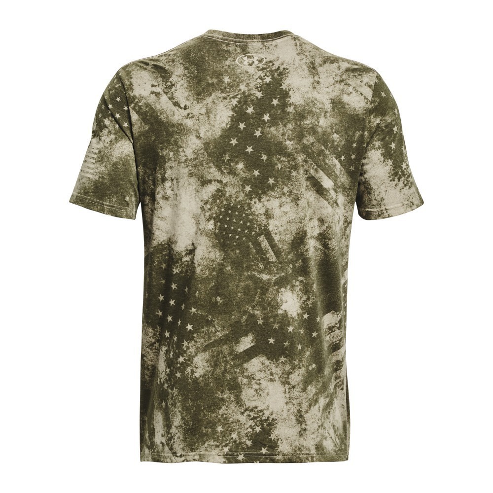 Under Armour 1373893 Men's UA Freedom Amp T-Shirt, OD Green/Khaki Base, Medium gallery