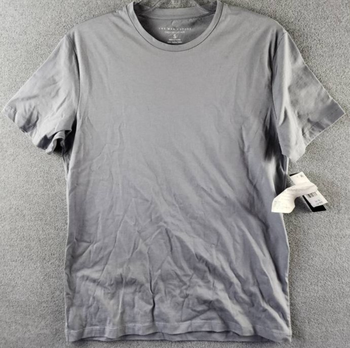 The Men’s Store at Bloomingdale’s Supima Cotton Tee Men’s Small Blue Gray