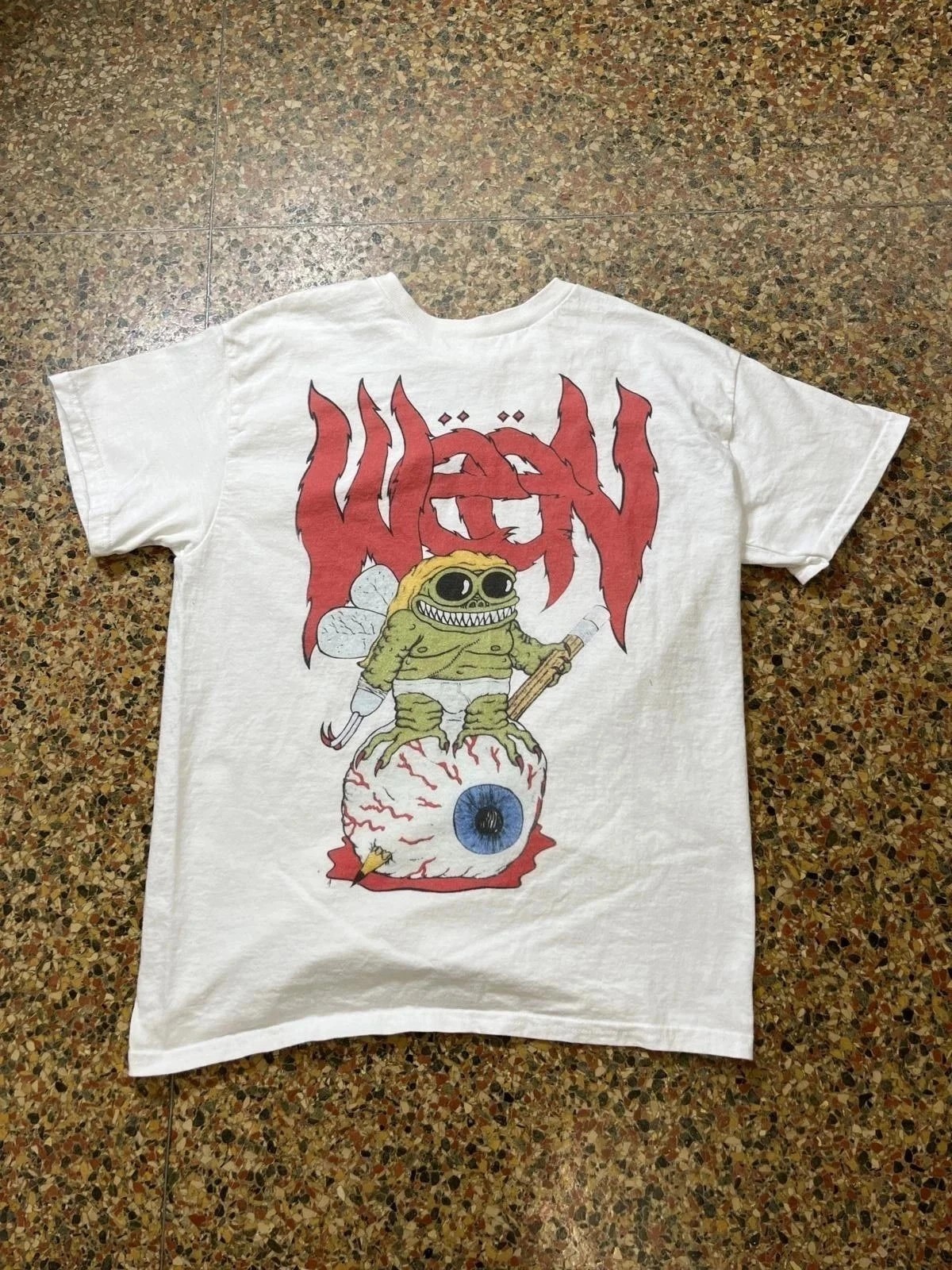 Vtg Ween band 90s Retro style Graphic Art White T shirt BT1717