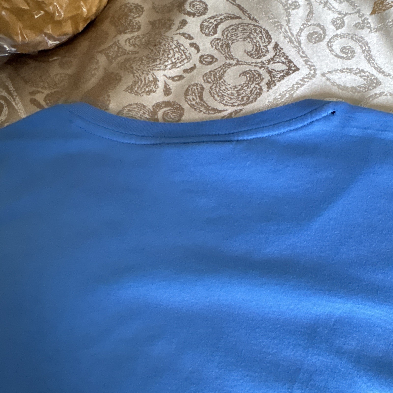 Lacoste Men's Blue V-Neck Short Sleeve Regular Fit Logo Pima Cotton Tee L gallery