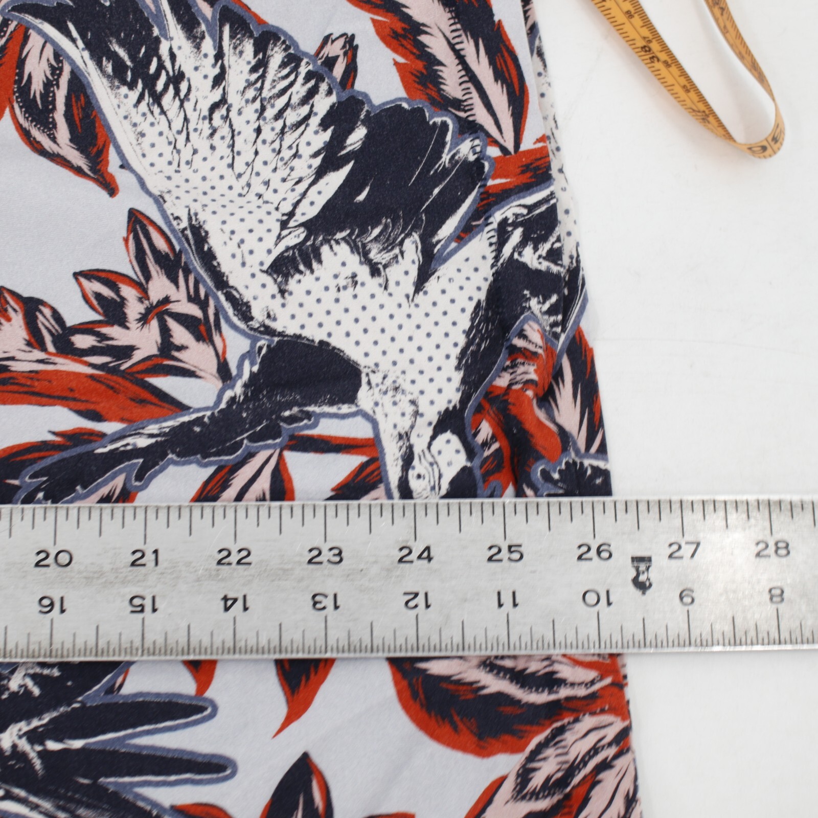 Ted Baker London Shirt Mens 3 Short Sleeve Parrot Print Crew Neck Cotton floral gallery