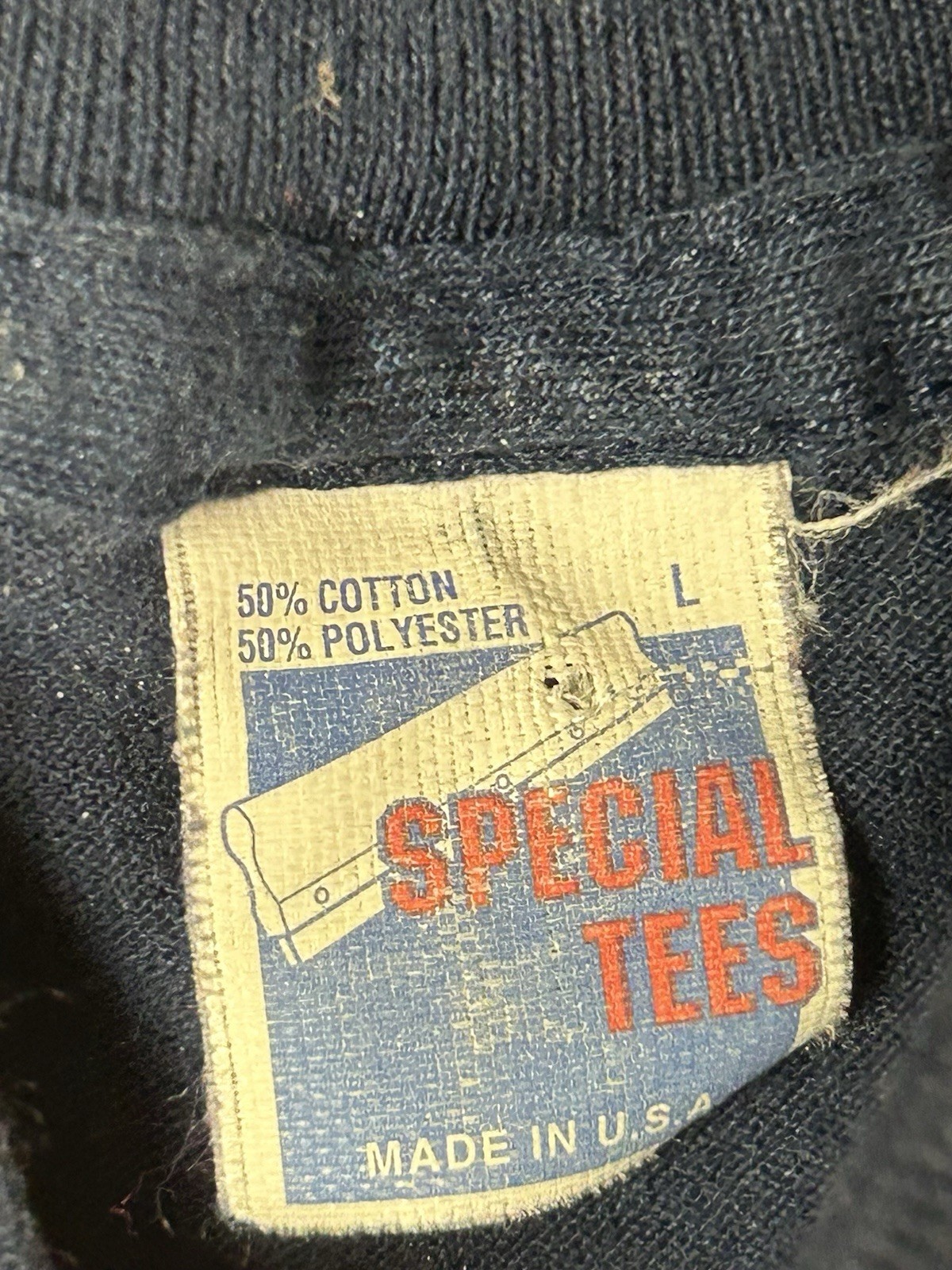 VINTAGE US Air Force Shirt Adult Extra Large Blue Single Stitch Military Mens L gallery
