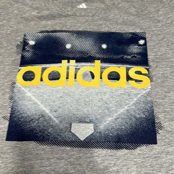 Adidas Baseball Home Plate T-Shirt Grey Men’s XL Activewear Athletic Casual gallery